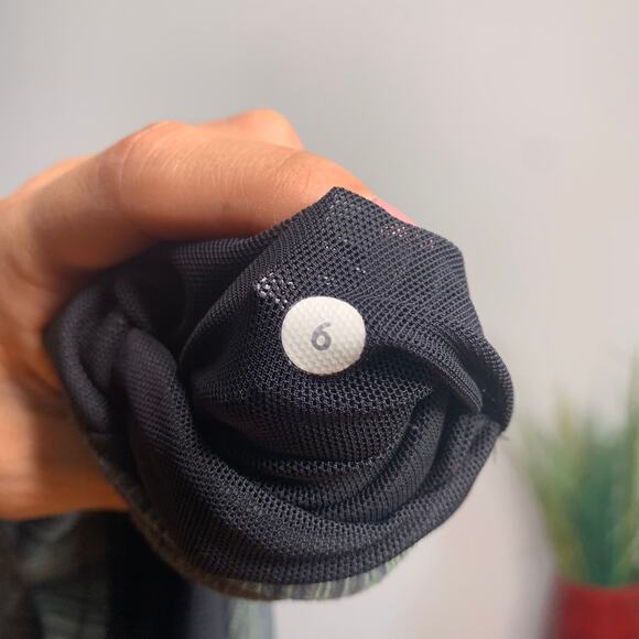 Lululemon Daily Practice Jacket Space Dye Twist Dark Slate Fatigue Green Black - Picture 8 of 8